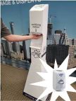 Hand Sanitizer Station w/ Purell® Touch Free Dispenser